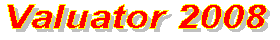 Valuator 2008 Logo